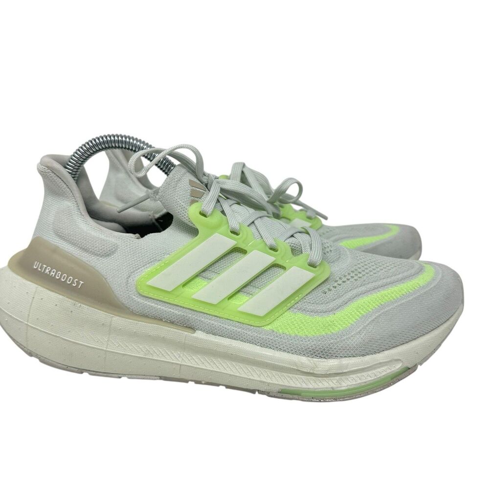 adidas UltraBoost Light White Wonder Blue Lucid Lemon W - IE1775 Women’s Size 9